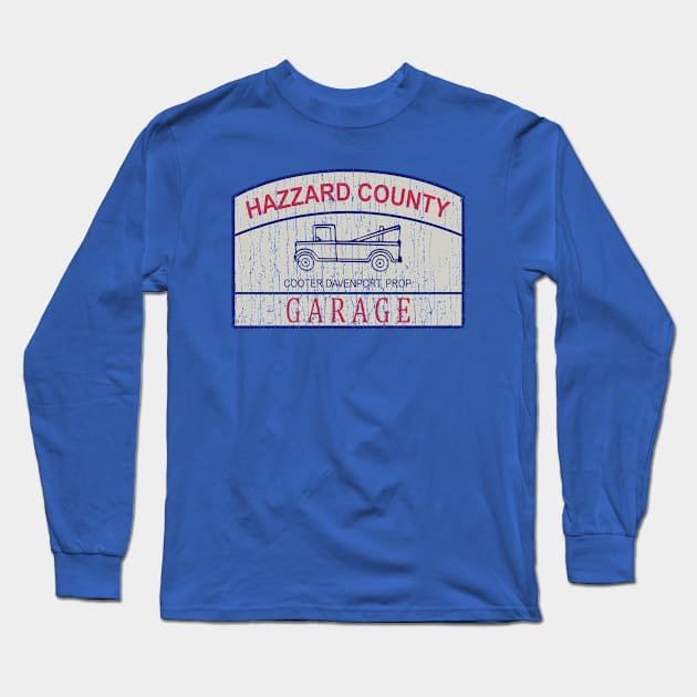 Hazzard County_Garage Long Sleeve T-Shirt by anwara